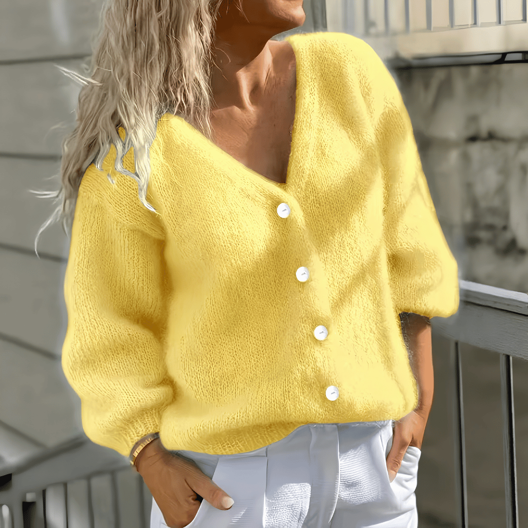Cardigan Tendance Oversize Col V