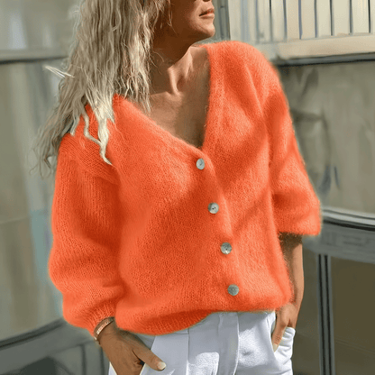 Cardigan Tendance Oversize Col V