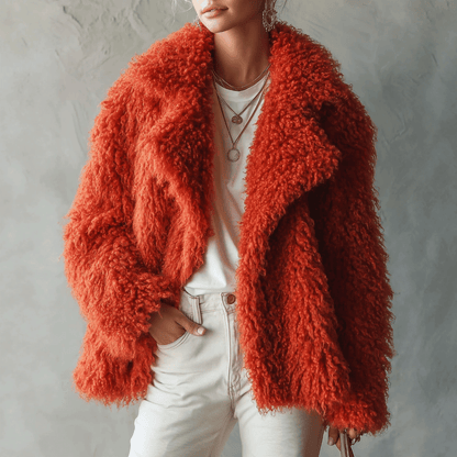 Veste Plush en Fausse Fourrure
