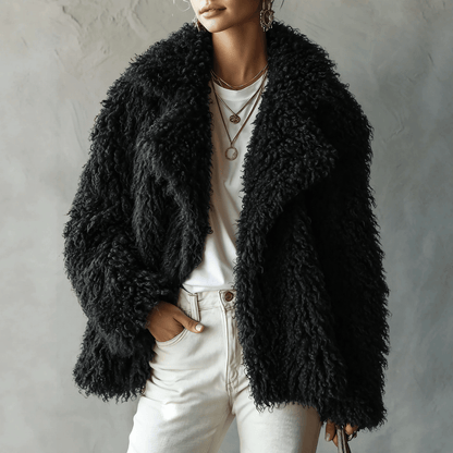 Veste Plush en Fausse Fourrure