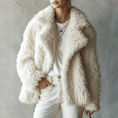 Veste Plush en Fausse Fourrure