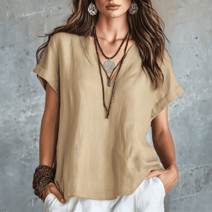 Blouse Femme Col V