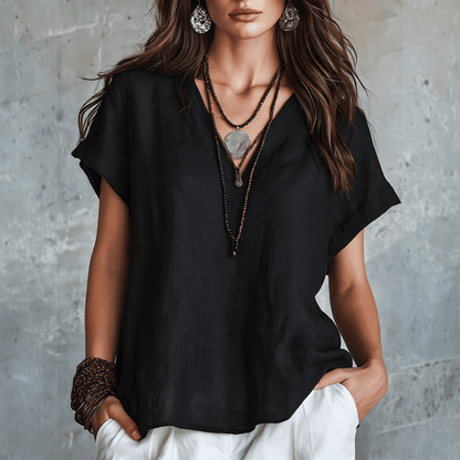 Blouse Femme Col V