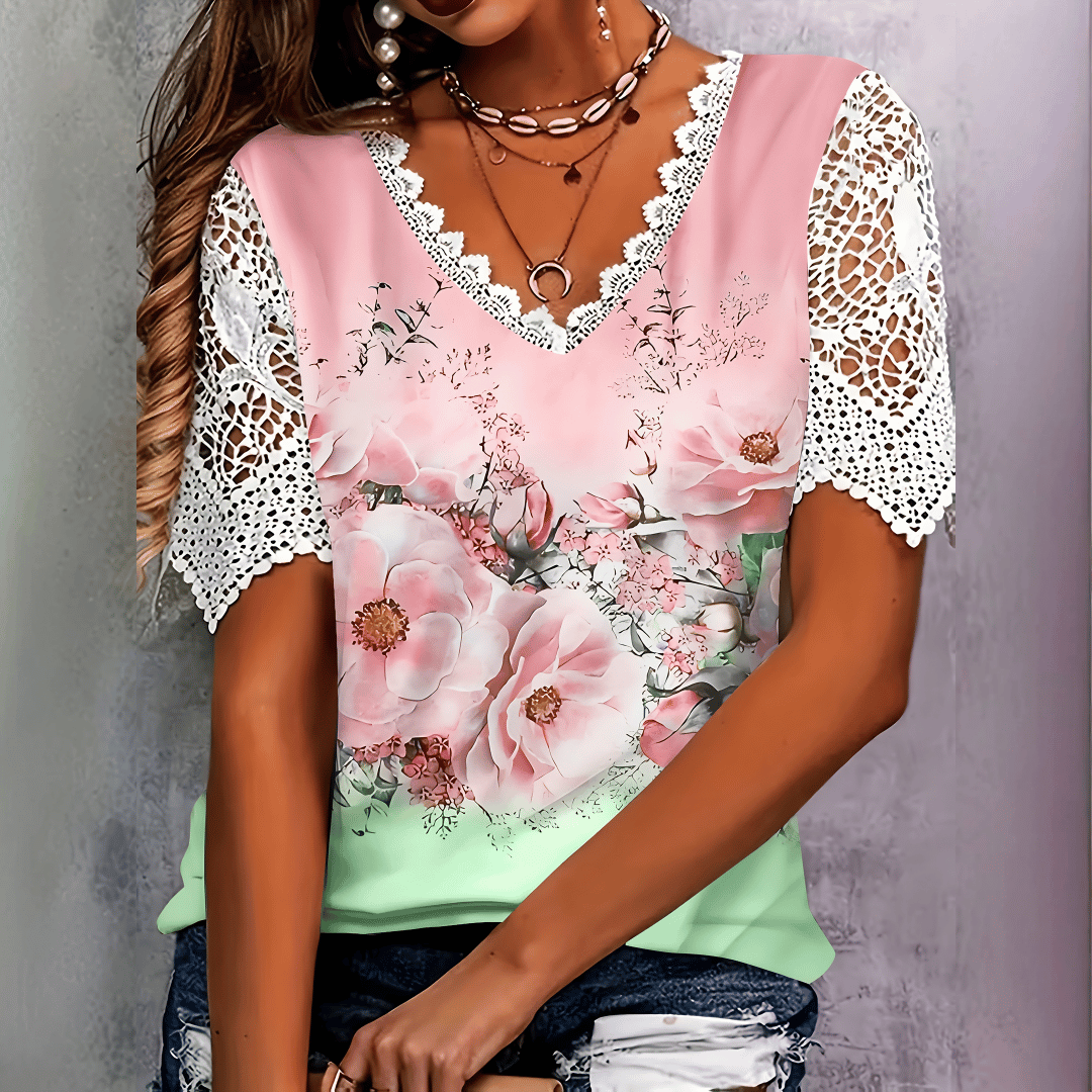 Blouse Fleurie Femme