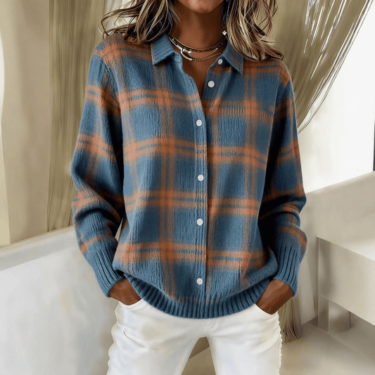 Chemise à Carreaux Femme