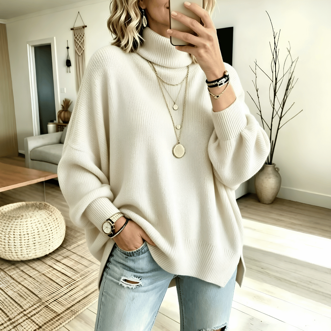 Pull Femme Col Roulé
