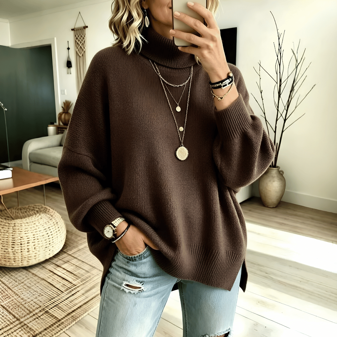 Pull Femme Col Roulé