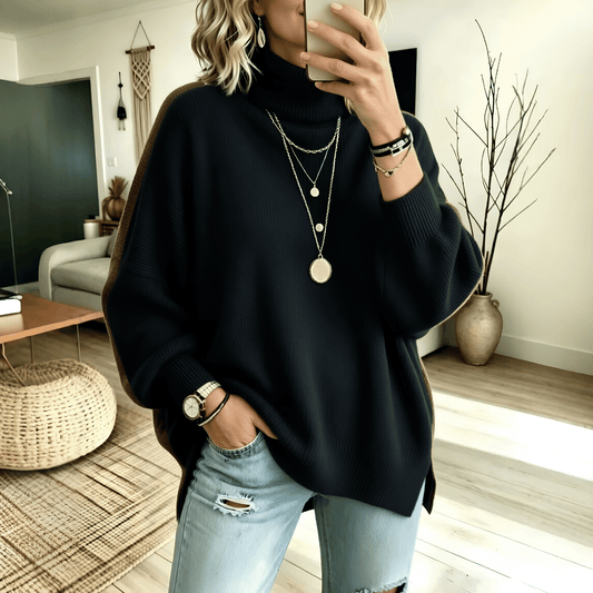 Pull Femme Col Roulé