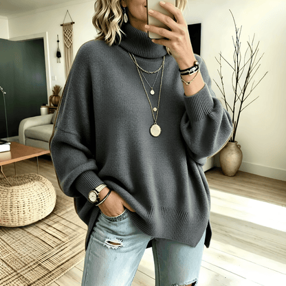 Pull Femme Col Roulé